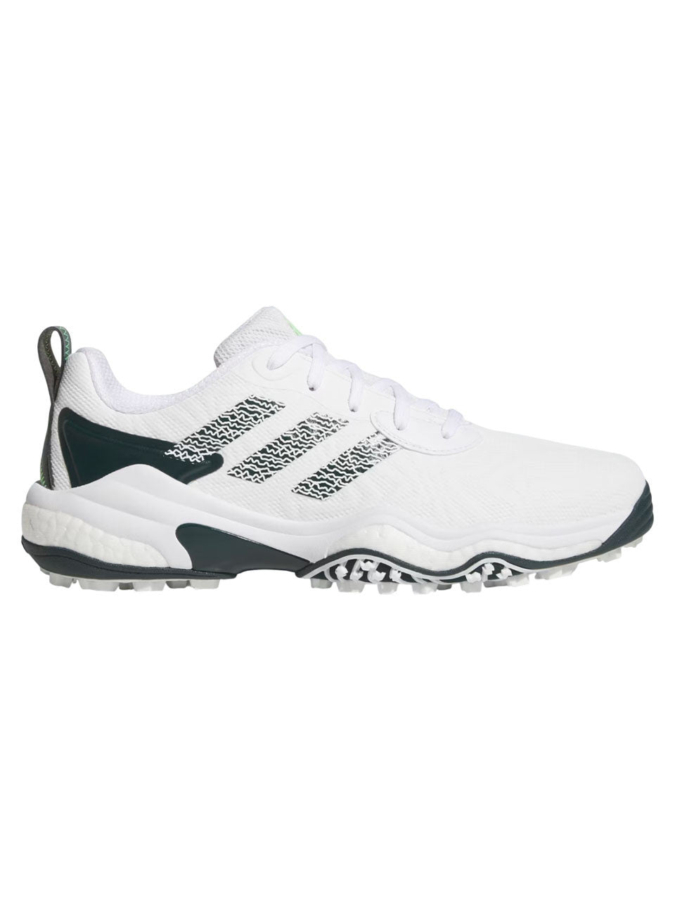 adidas Codechaos 25 Spikeless Golf Shoes - Ftwr White/Aurora Ivy/Lime Burst