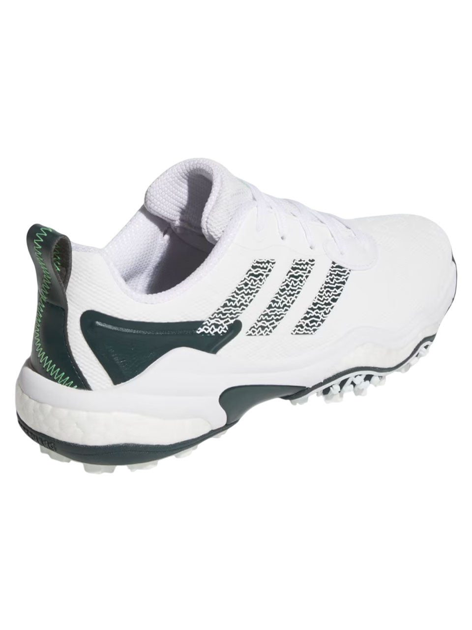 adidas Codechaos 25 Spikeless Golf Shoes - Ftwr White/Aurora Ivy/Lime Burst