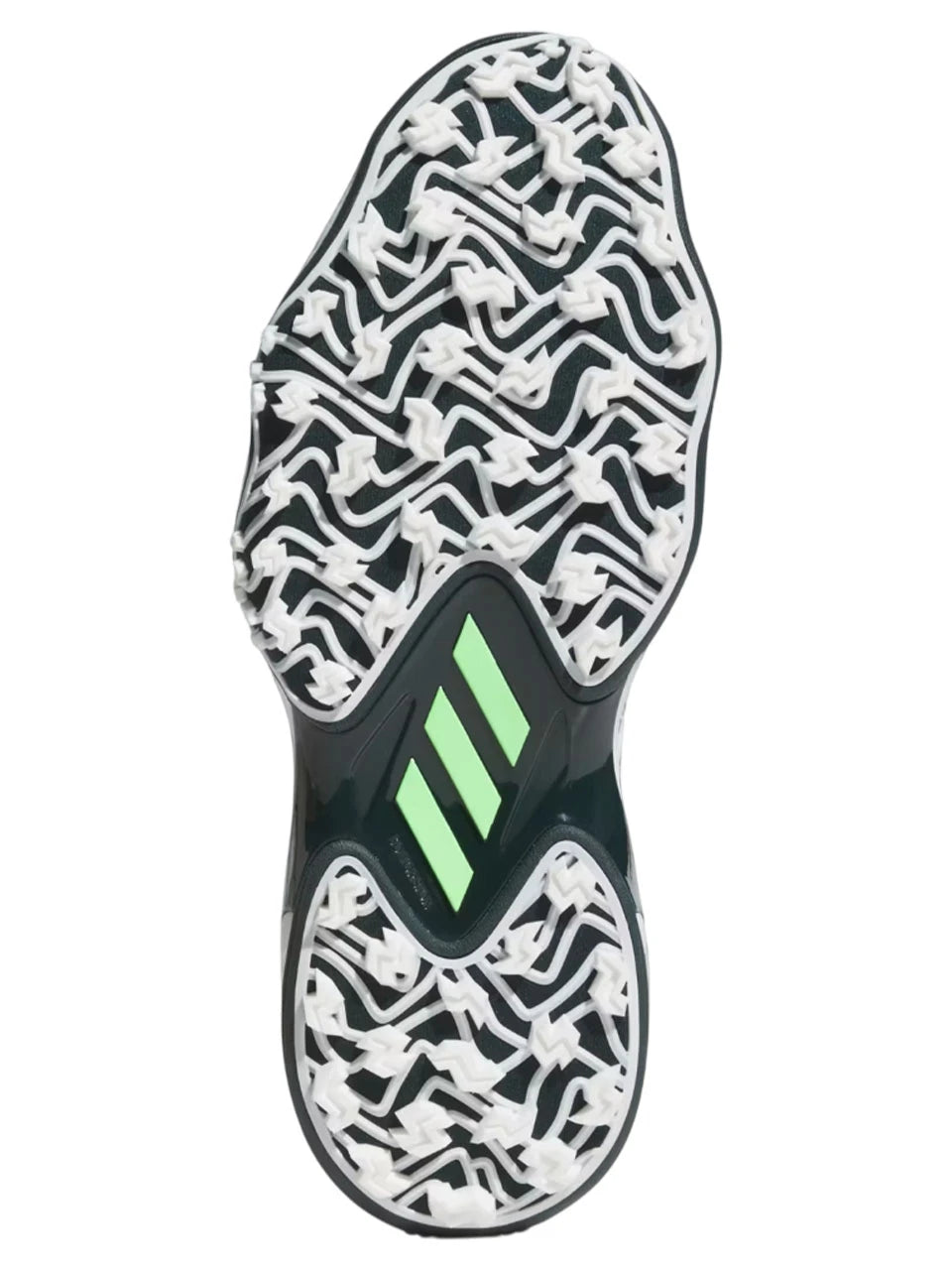 adidas Codechaos 25 Spikeless Golf Shoes - Ftwr White/Aurora Ivy/Lime Burst