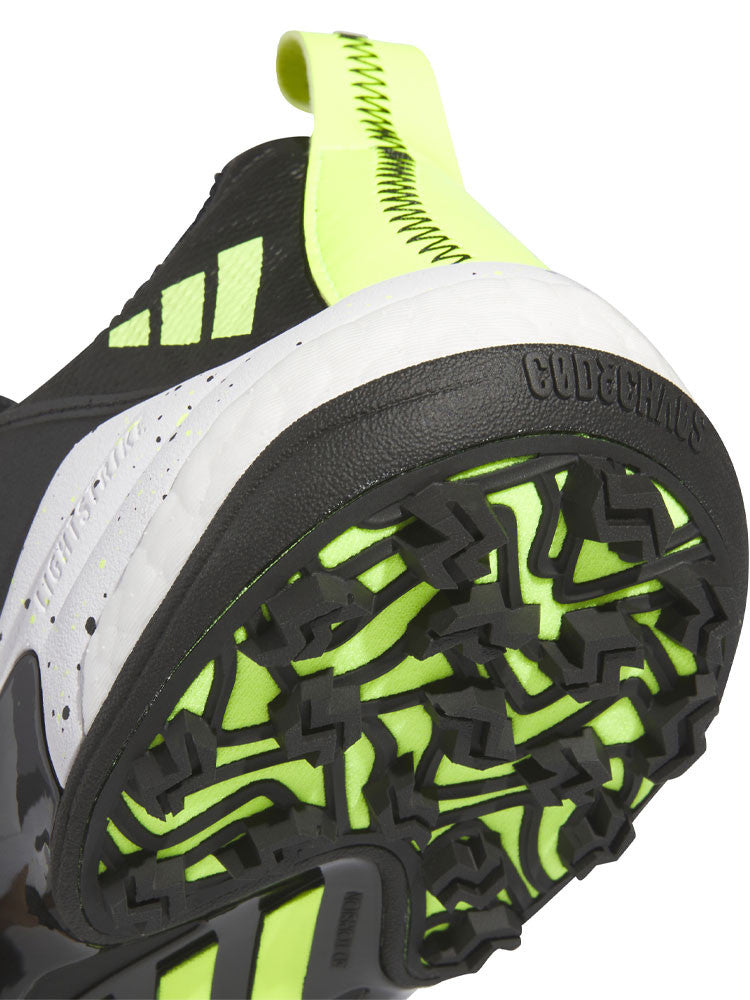 adidas Codechaos BOA 25 Spikeless Golf Shoes - Core Black/Lucid Lemon/Ftwr White