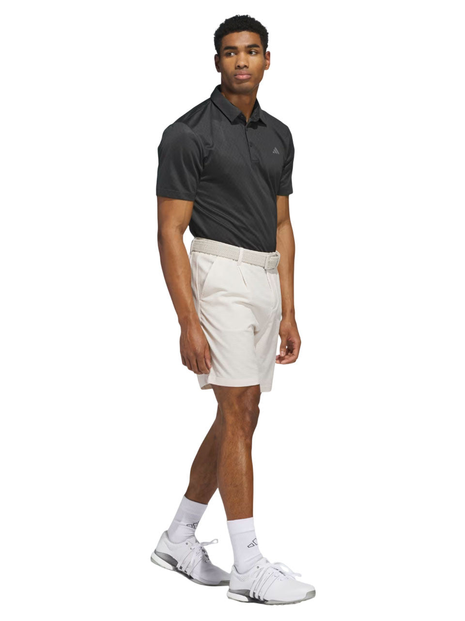 adidas Core Allover Print Polo Shirt - Carbon/Black