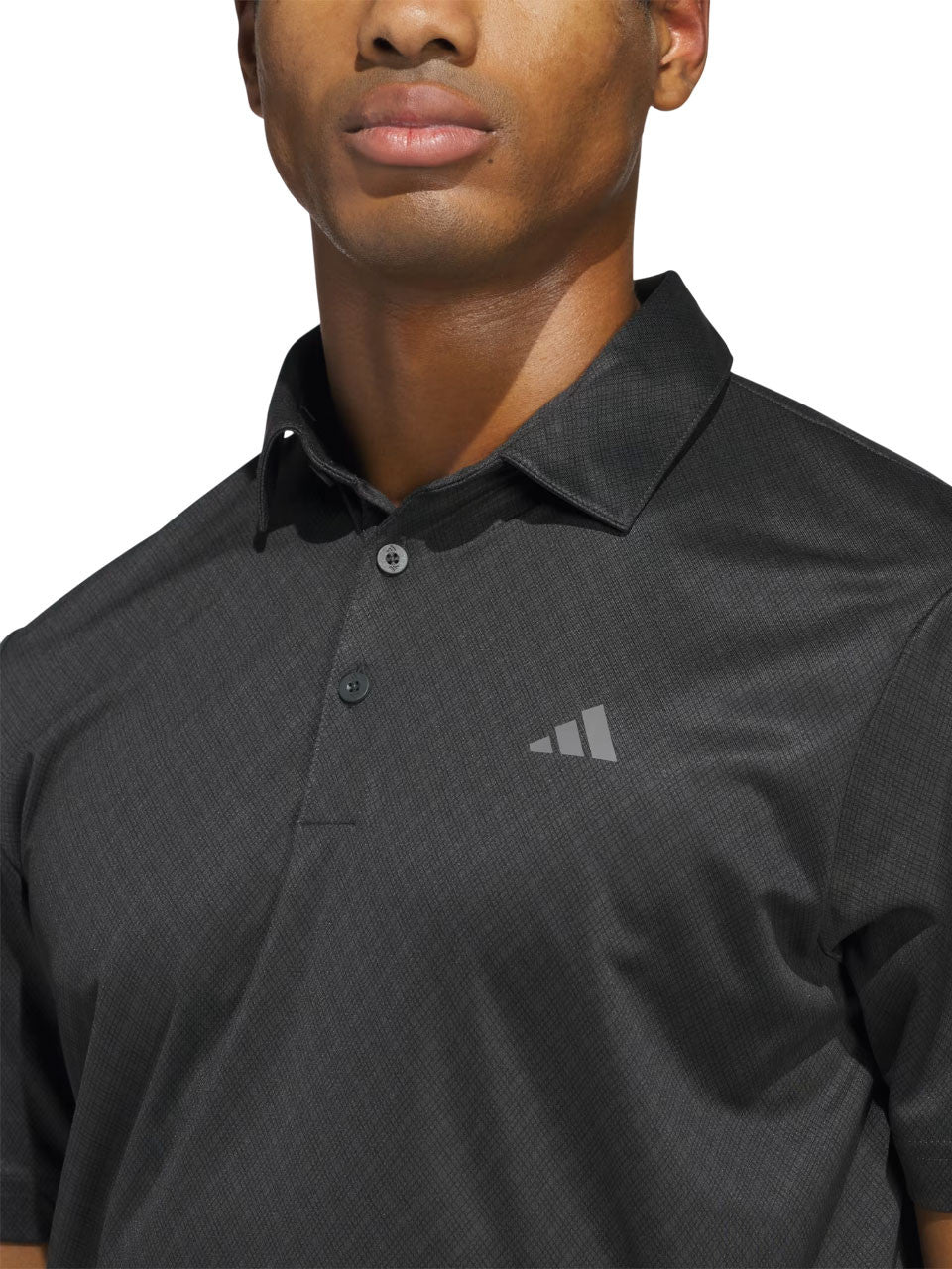 adidas Core Allover Print Polo Shirt - Carbon/Black