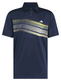 adidas Core Chest Stripe Polo Shirt - Collegiate Navy/Wonder Silver