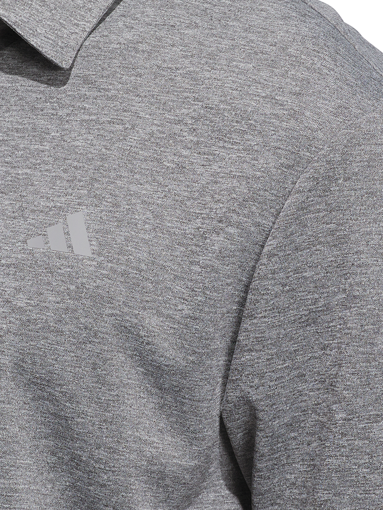 adidas Core Heather Polo Shirt - Black Melange