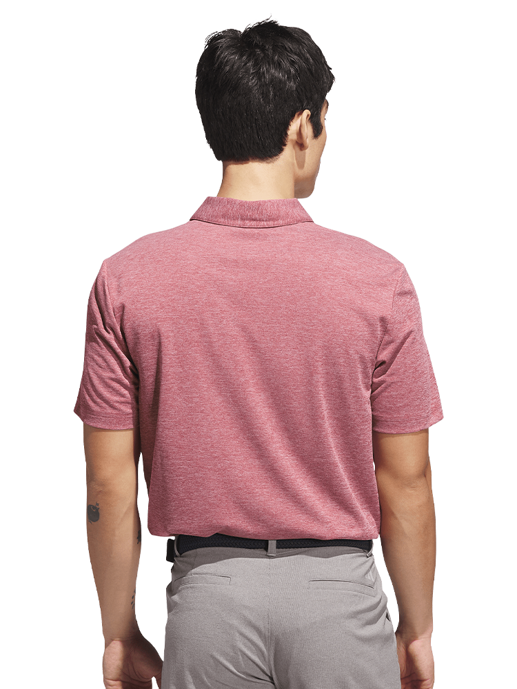 adidas Core Heather Polo Shirt - Collegiate Burgundy Mel.