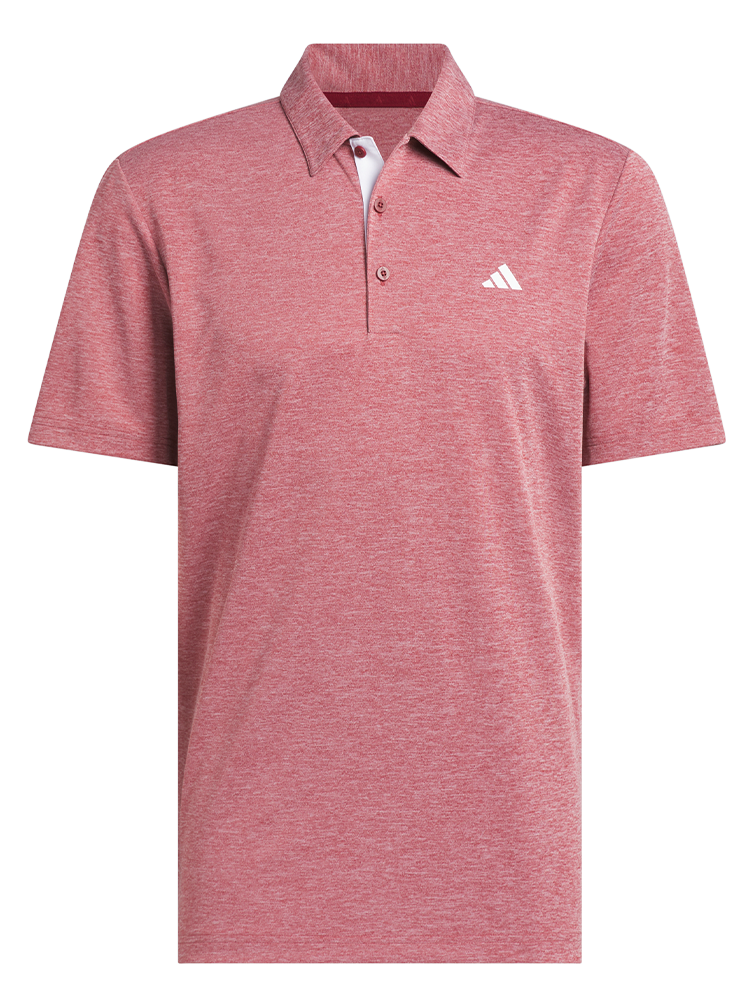 adidas Core Heather Polo Shirt - Collegiate Burgundy Mel.
