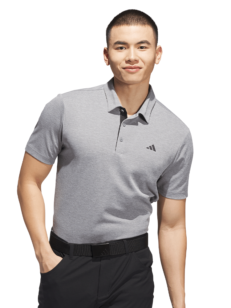 adidas Core Heather Polo Shirt - Grey Three Mel.