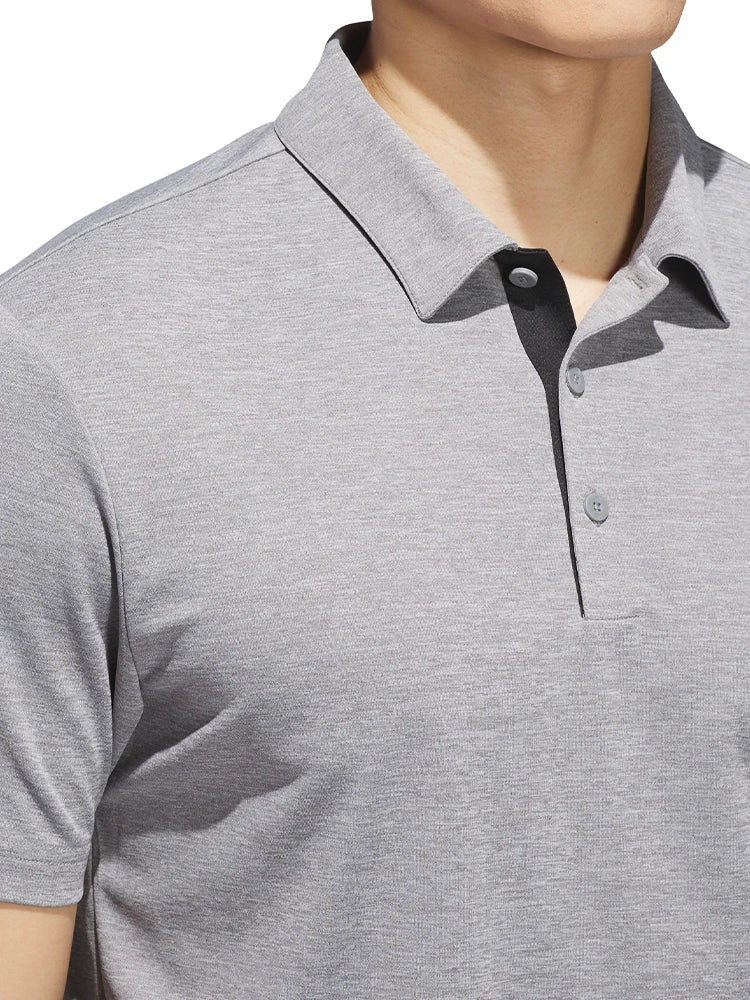 adidas Core Heather Polo Shirt - Grey Three Mel.