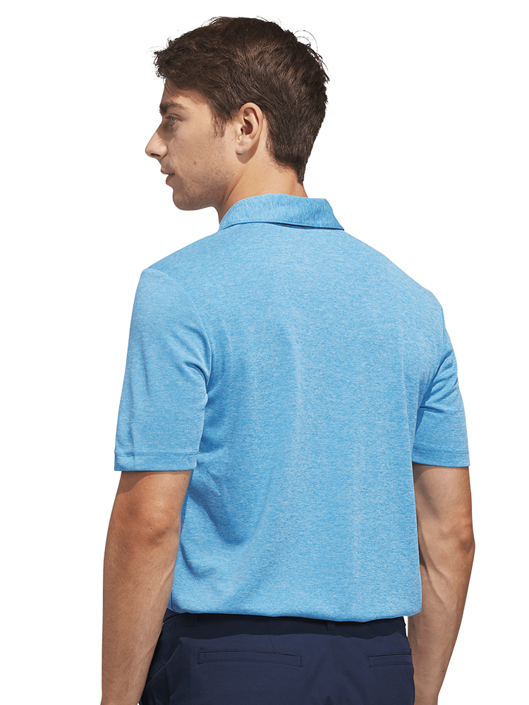 adidas Core Heather Polo Shirt - Lucid Ray Blue Mel.