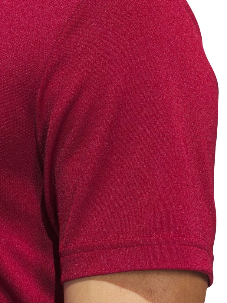 adidas Core Performance PrimeGreen Polo Shirt - Collegiate Burgundy