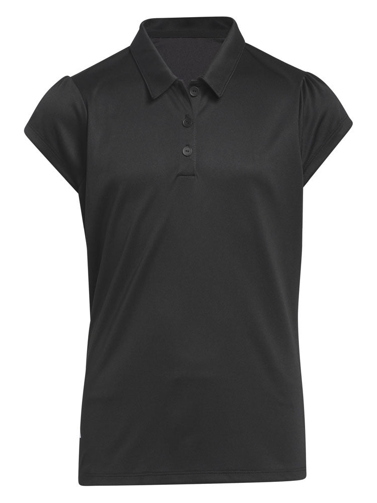 adidas Girls Performance Polo Shirt - Black