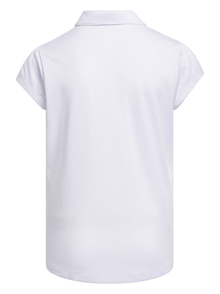 adidas Girls Performance Polo Shirt - White