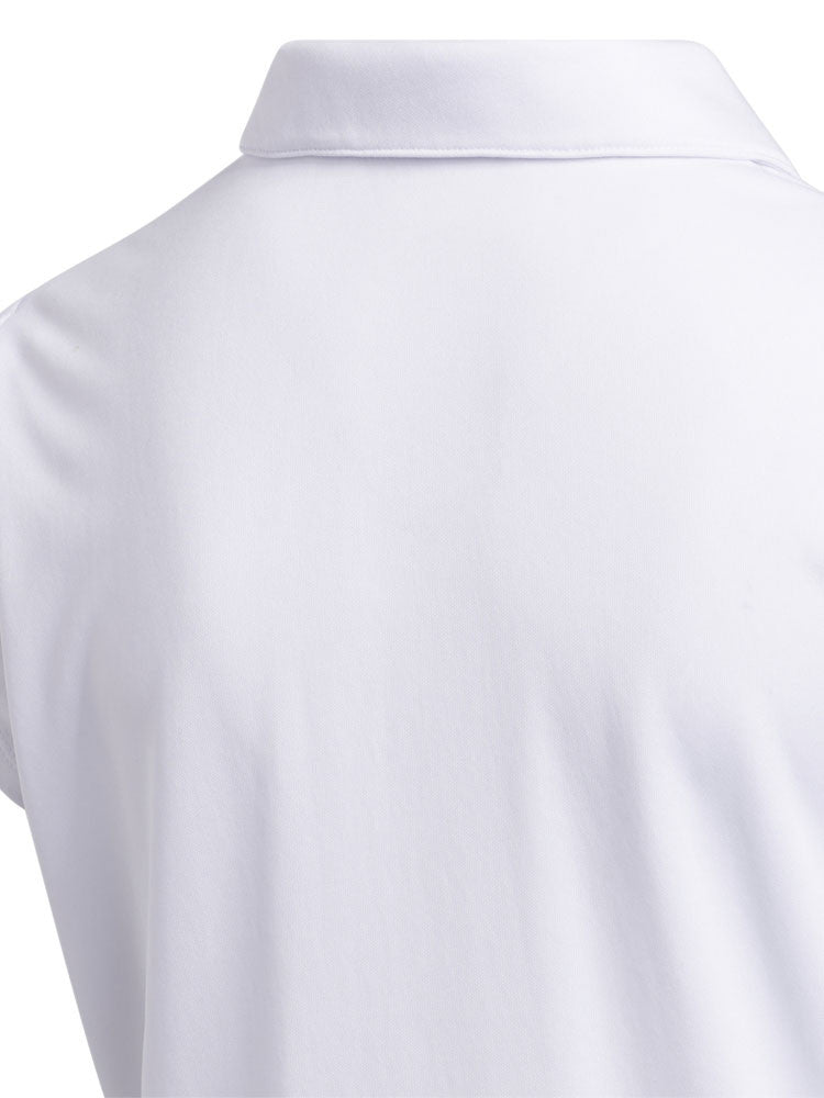 adidas Girls Performance Polo Shirt - White