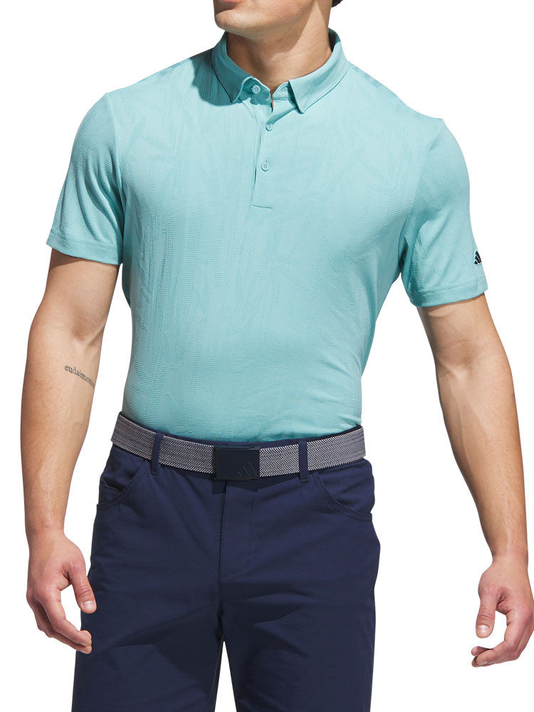 adidas Go-to Textured Polo Shirt - Mint Tone