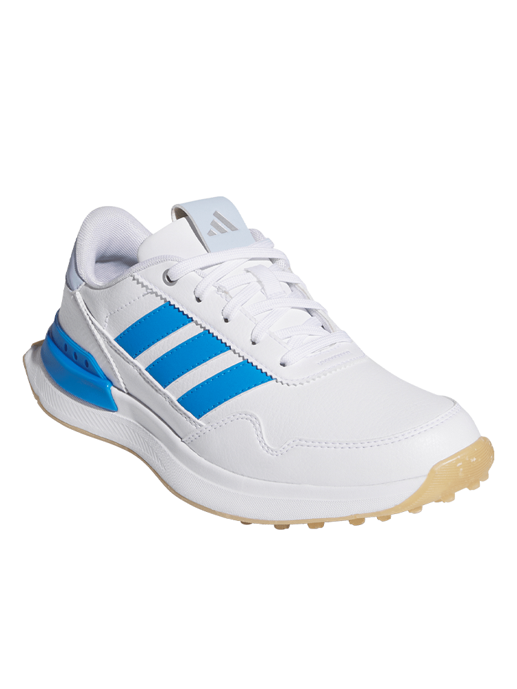adidas Junior S2G 26 Spikeless Golf Shoes - Ftwr White/Lucid Ray Blue