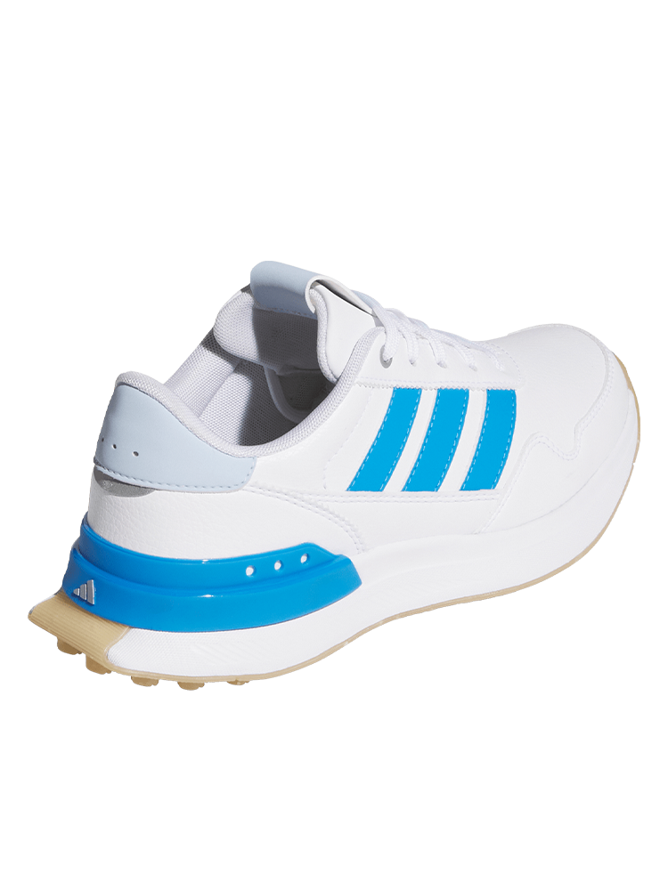 adidas Junior S2G 26 Spikeless Golf Shoes - Ftwr White/Lucid Ray Blue