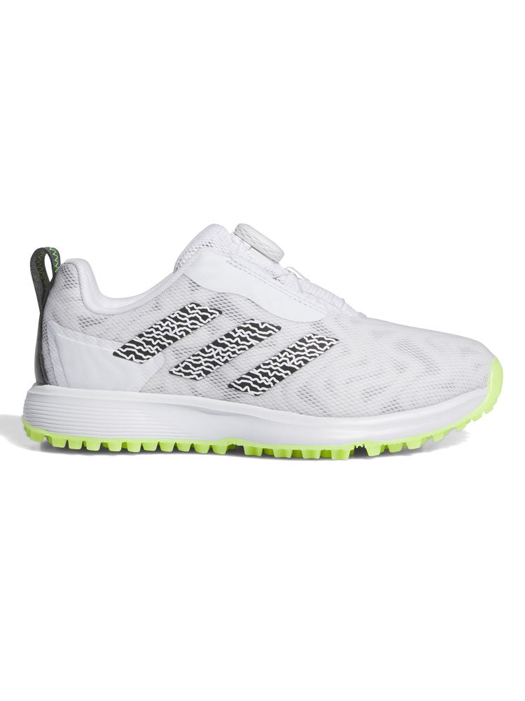 adidas Juniors Codechaos BOA 25 Spikeless Golf Shoes - Ftwr White/Core Black