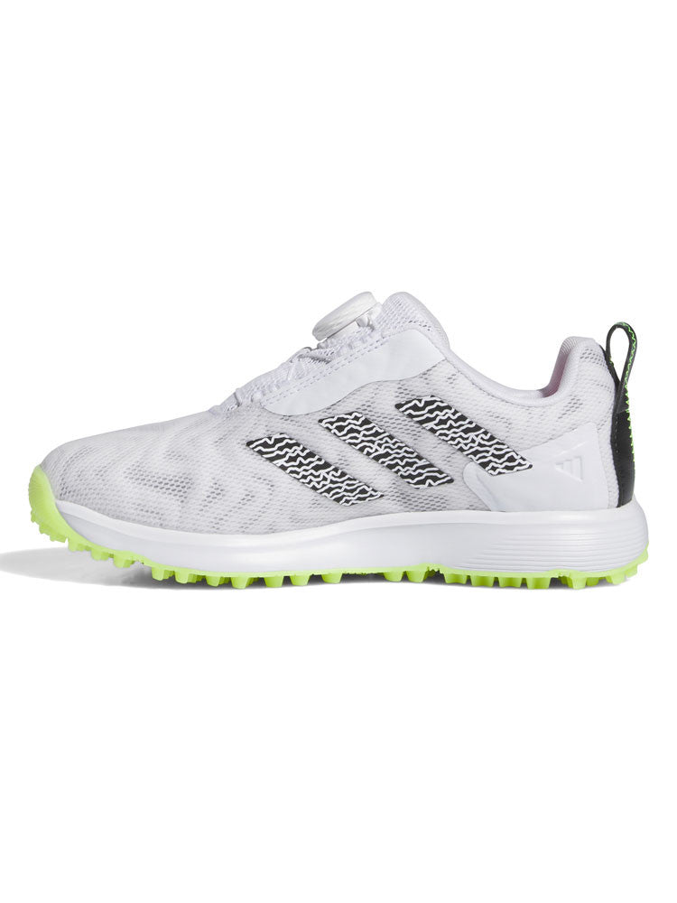 adidas Juniors Codechaos BOA 25 Spikeless Golf Shoes - Ftwr White/Core Black