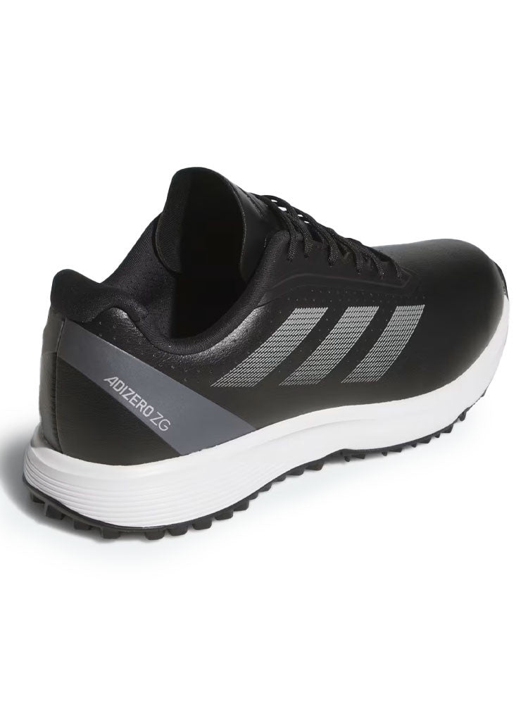 adidas Juniors Adizero ZG Spikeless Golf Shoes - Core Black/Silver Met.