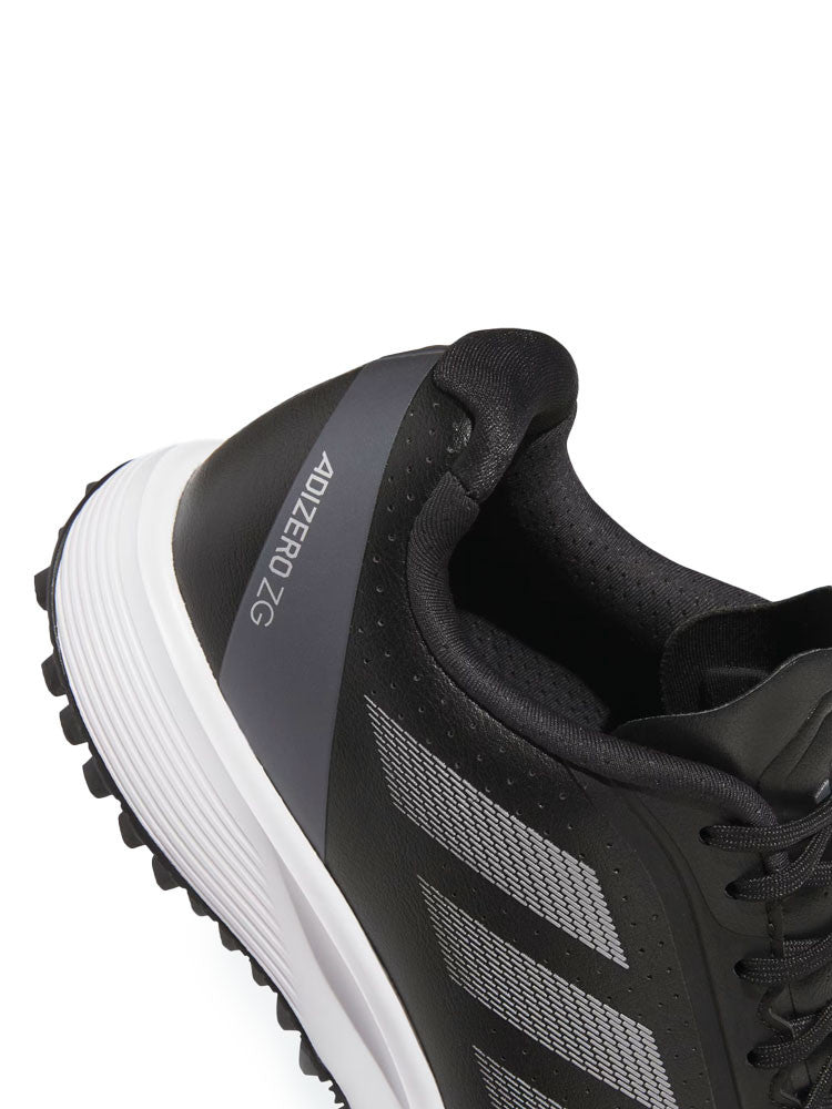 adidas Juniors Adizero ZG Spikeless Golf Shoes - Core Black/Silver Met.