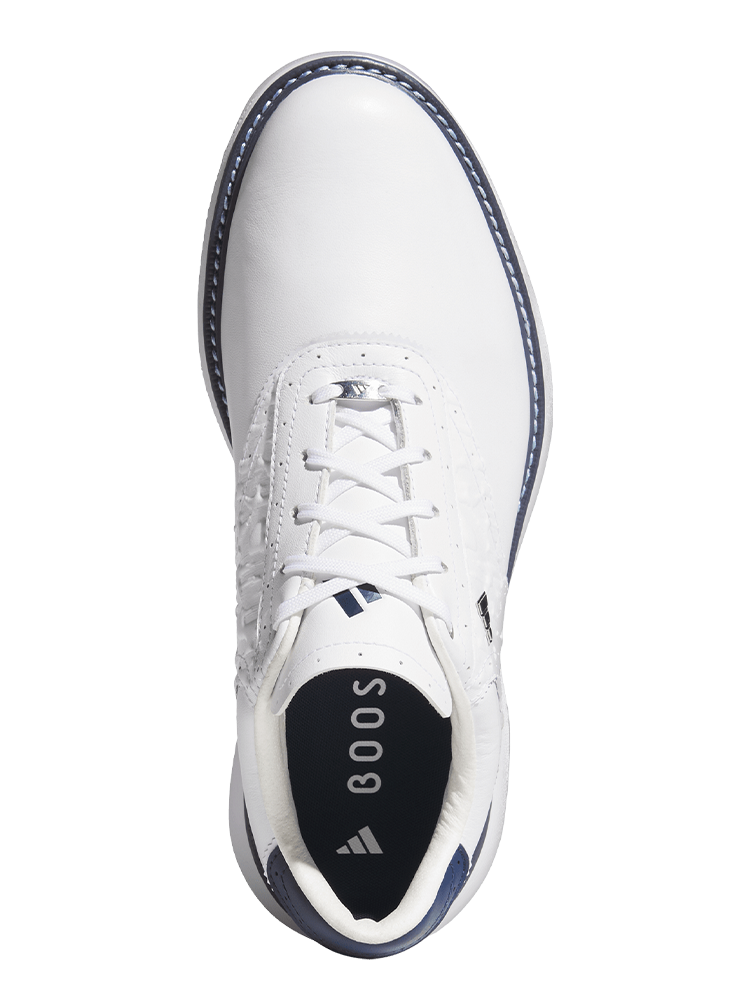 adidas MC70 Spikeless Golf Shoes - Ftwr White/Collegiate Navy/Halo Silver