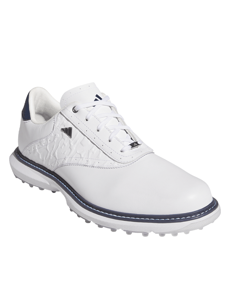 adidas MC70 Spikeless Golf Shoes - Ftwr White/Collegiate Navy/Halo Silver