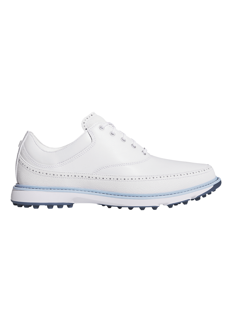 adidas MC80 Spikeless Golf Shoes - Ftwr White/Crystal Sky/Collegiate Navy