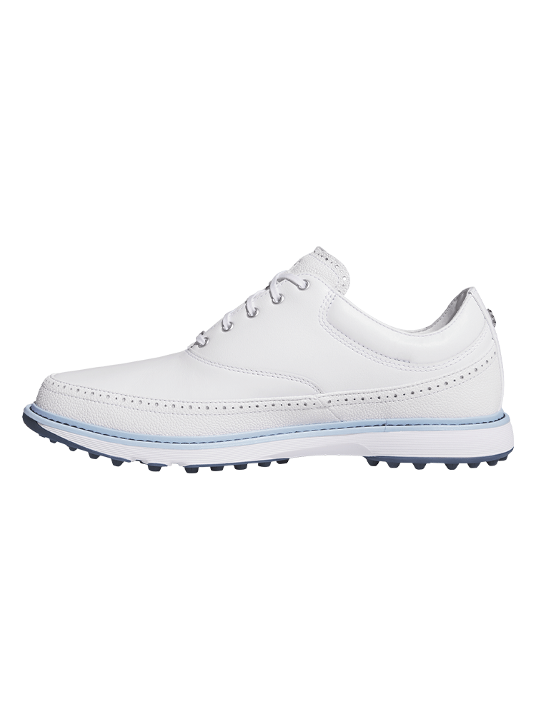 adidas MC80 Spikeless Golf Shoes - Ftwr White/Crystal Sky/Collegiate Navy