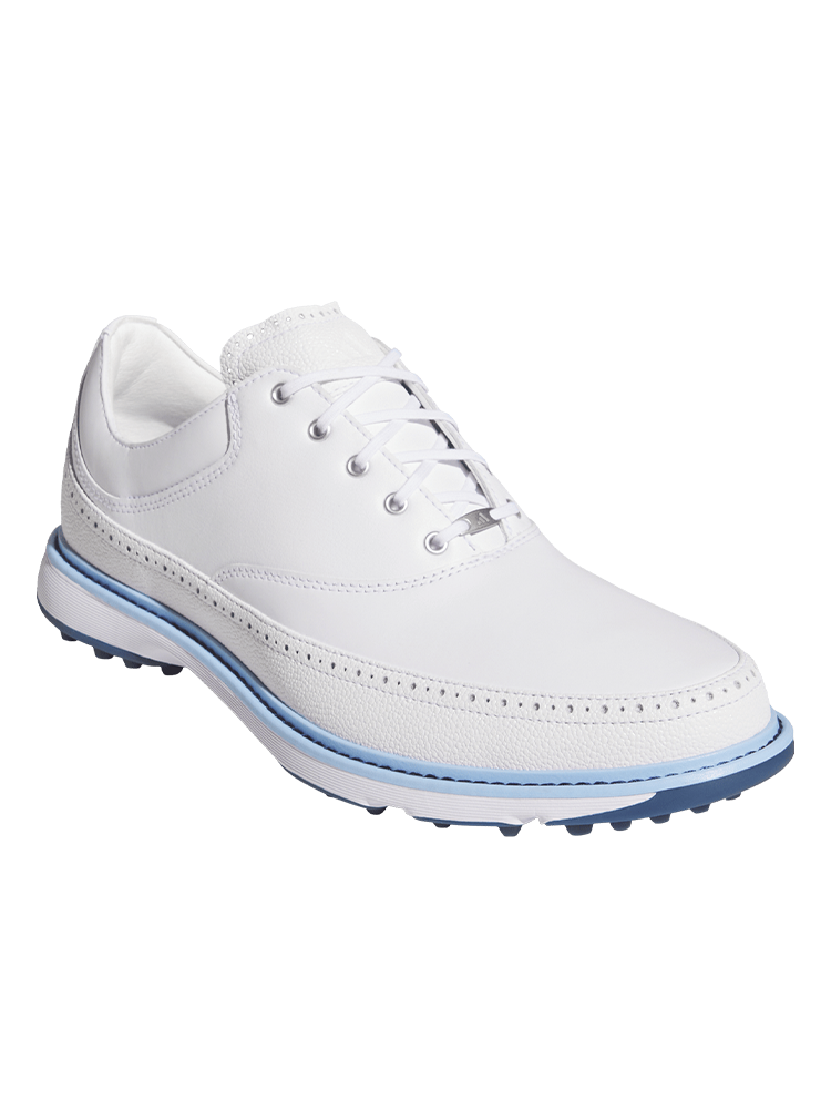 adidas MC80 Spikeless Golf Shoes - Ftwr White/Crystal Sky/Collegiate Navy