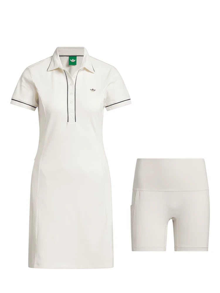 adidas Originals Dress - Chalk White