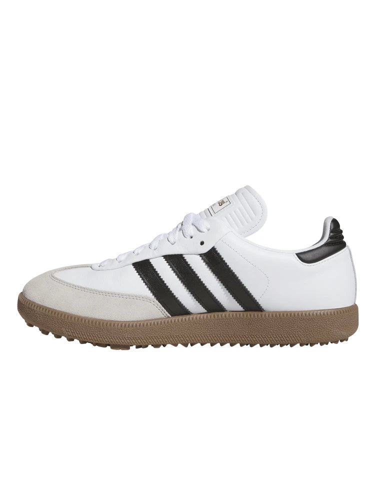 adidas Originals Samba Spikeless Golf Shoes - Cloud White/Core Black/Gum