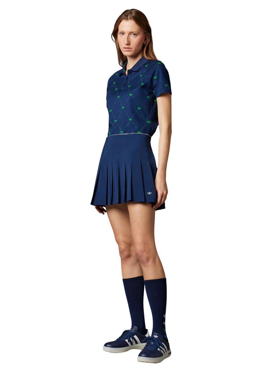 adidas Originals Womens Pleated Skort - Night Indigo