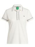 adidas Originals Womens Solid Polo - Chalk White