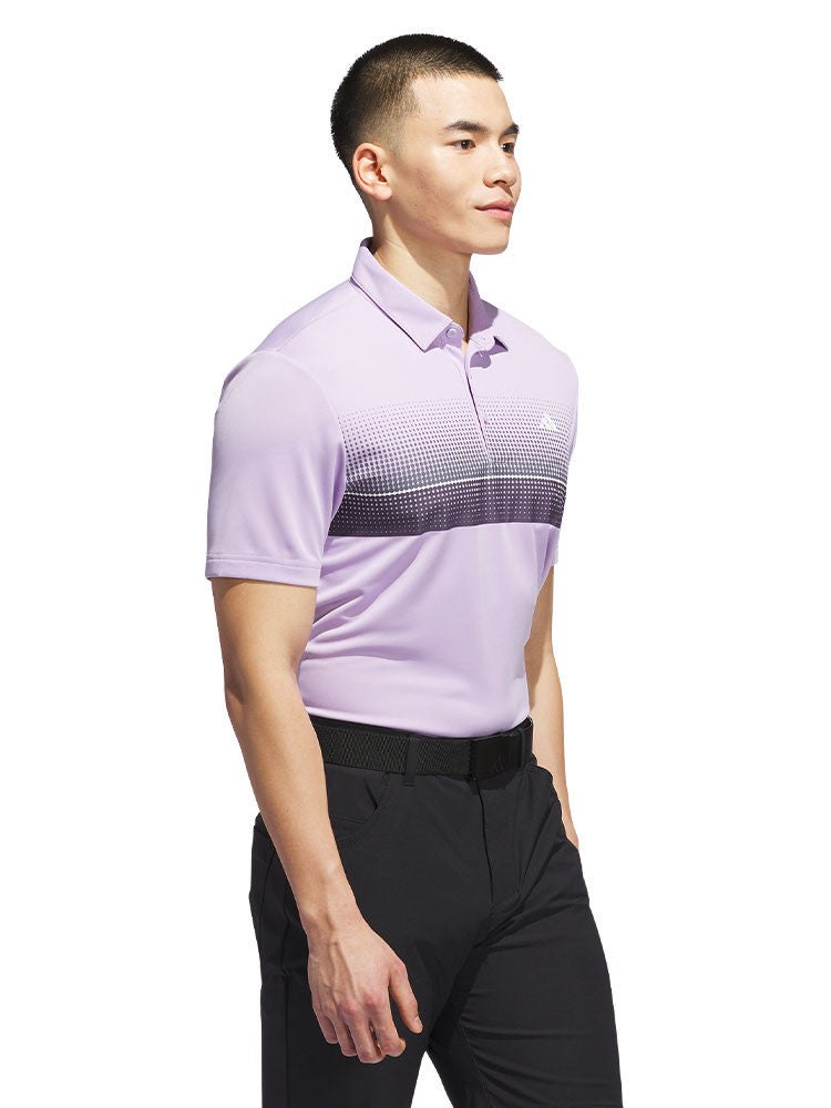 adidas Performance Allover Print Polo Shirt - Powder Plum