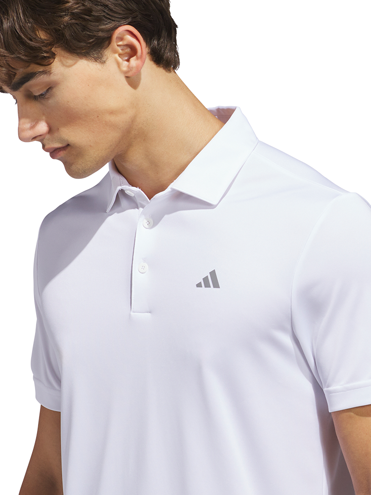 adidas Performance Solid Polo Shirt - White
