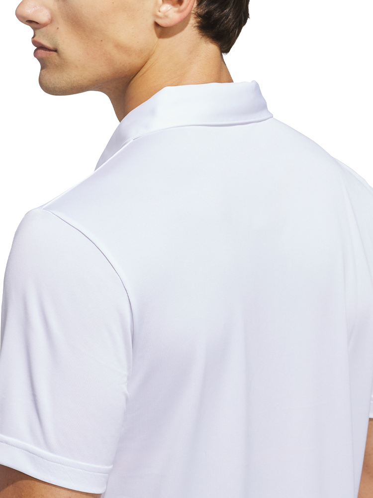 adidas Performance Solid Polo Shirt - White
