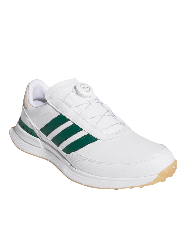 adidas S2G 26 BOA Spikeless Golf Shoes - Ftwr White/Collegiate Green/Gum 3