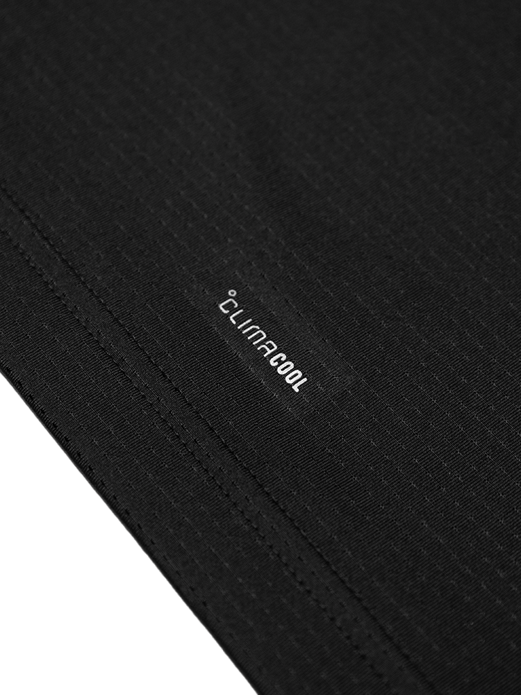 adidas Short Sleeve Hybrid Polo Shirt - Black