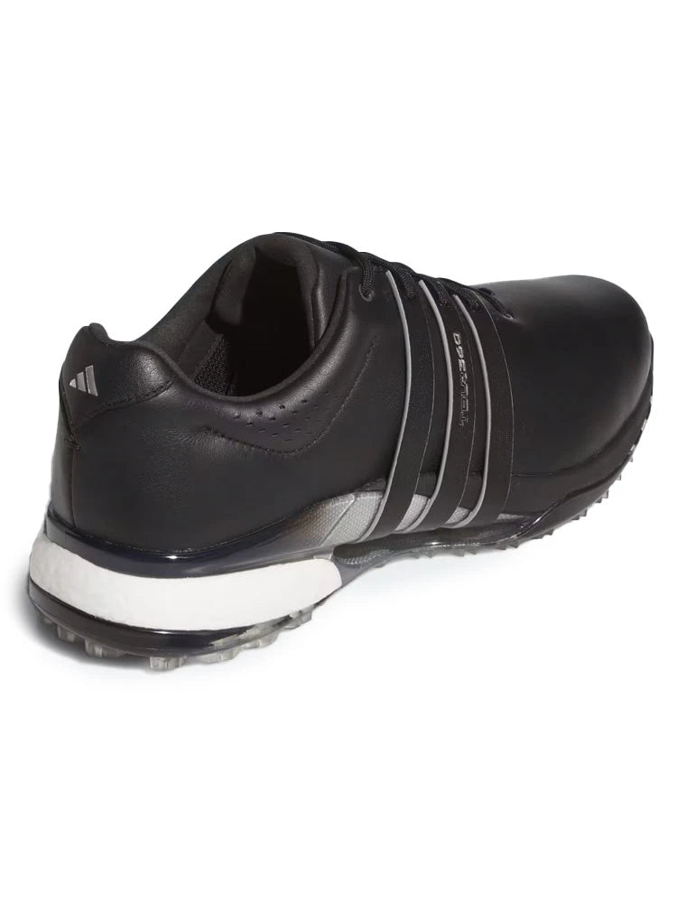 adidas Tour360 25 Wide Spikeless Golf Shoes - Core Black/Silver Met./Core Black