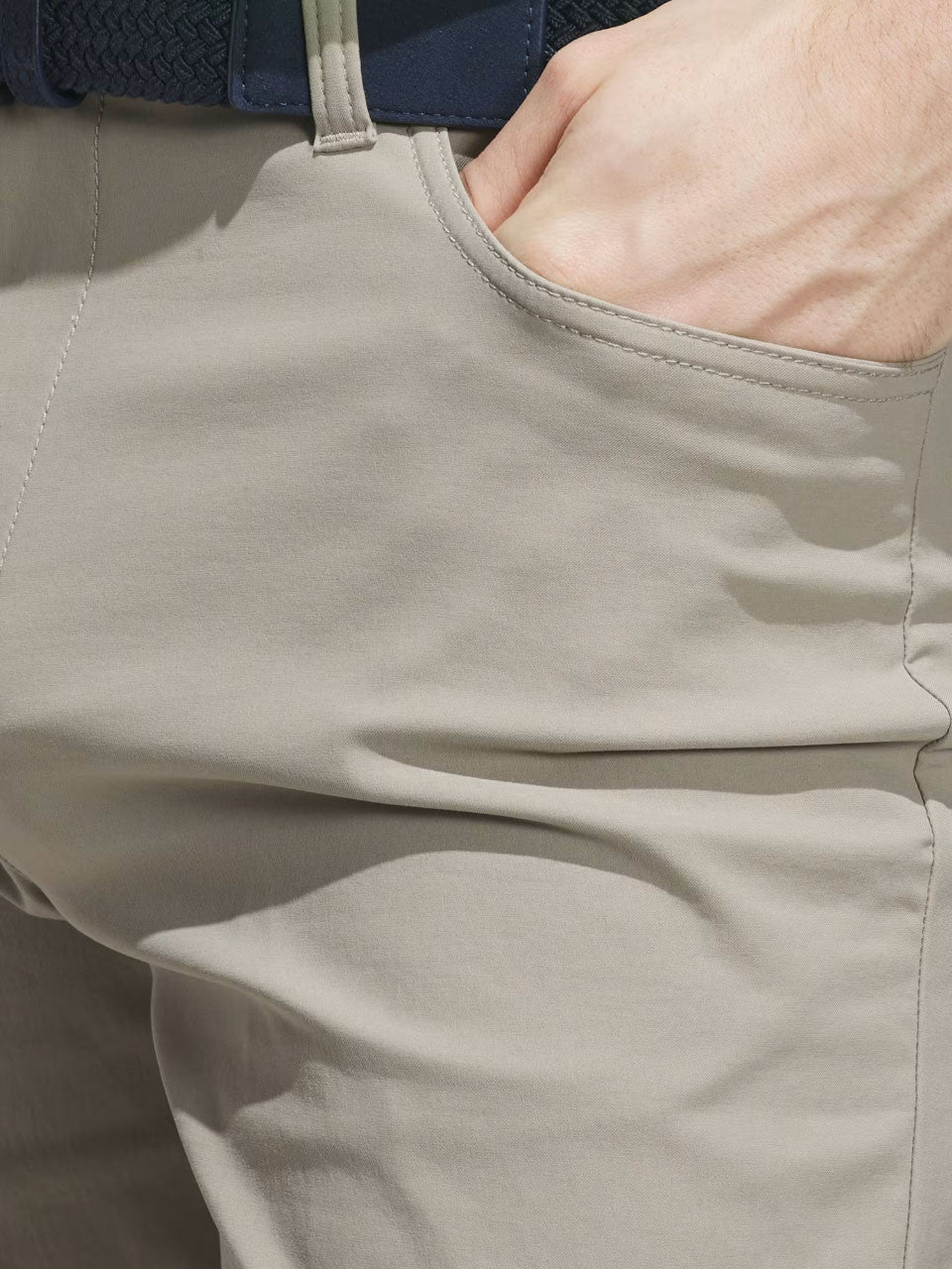 adidas Ultimate365 5-Pocket 9-Inch Golf Short - Putty Beige