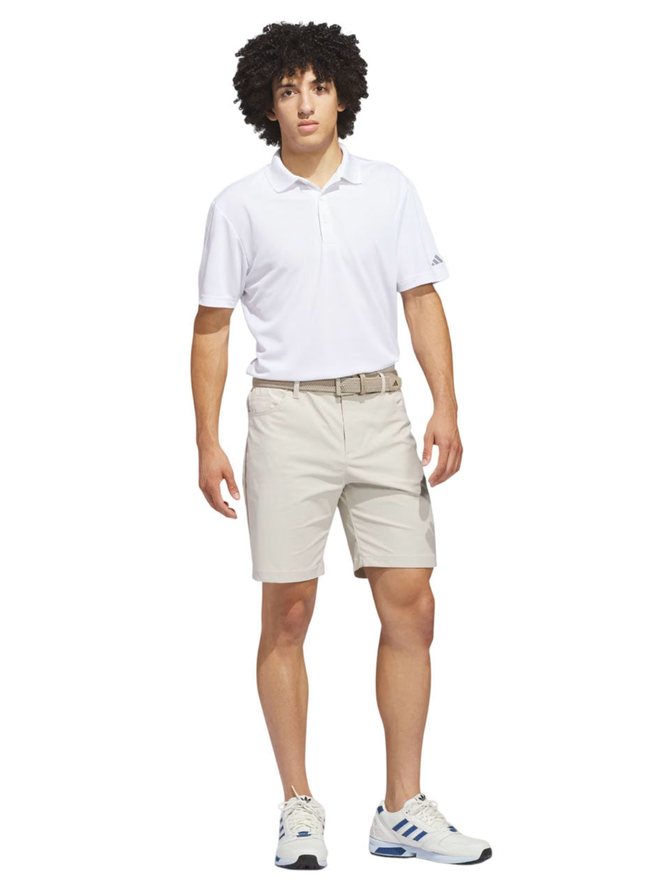 adidas Ultimate365 5-Pocket 9-Inch Golf Short - Wonder Alumina