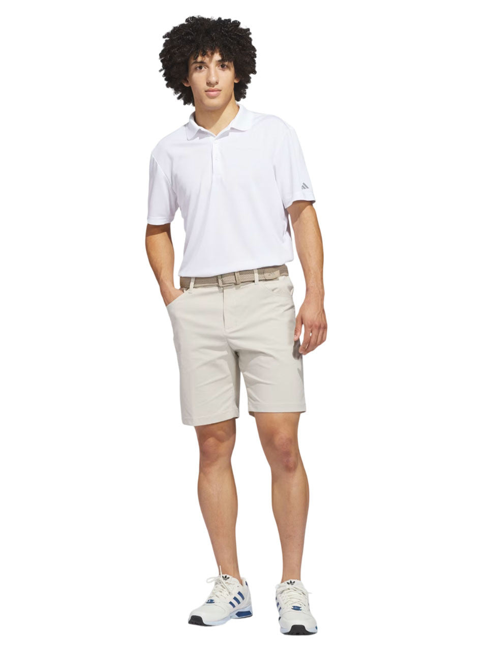 adidas Ultimate365 5-Pocket 9-Inch Golf Short - Wonder Alumina