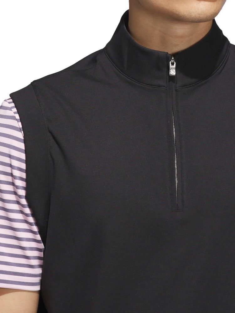 adidas Ultimate365 Classic Quarter-Zip Vest - Black