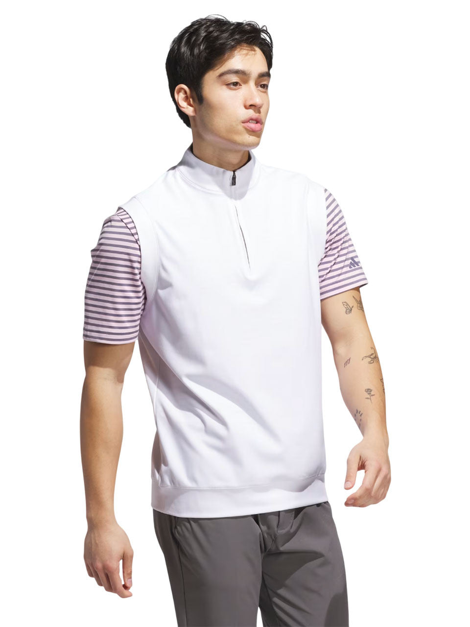 adidas Ultimate365 Classic Quarter-Zip Vest - White