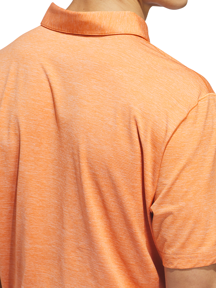 adidas Ultimate365 Elevated Twistknit Polo Shirt - Dusky Orange/White