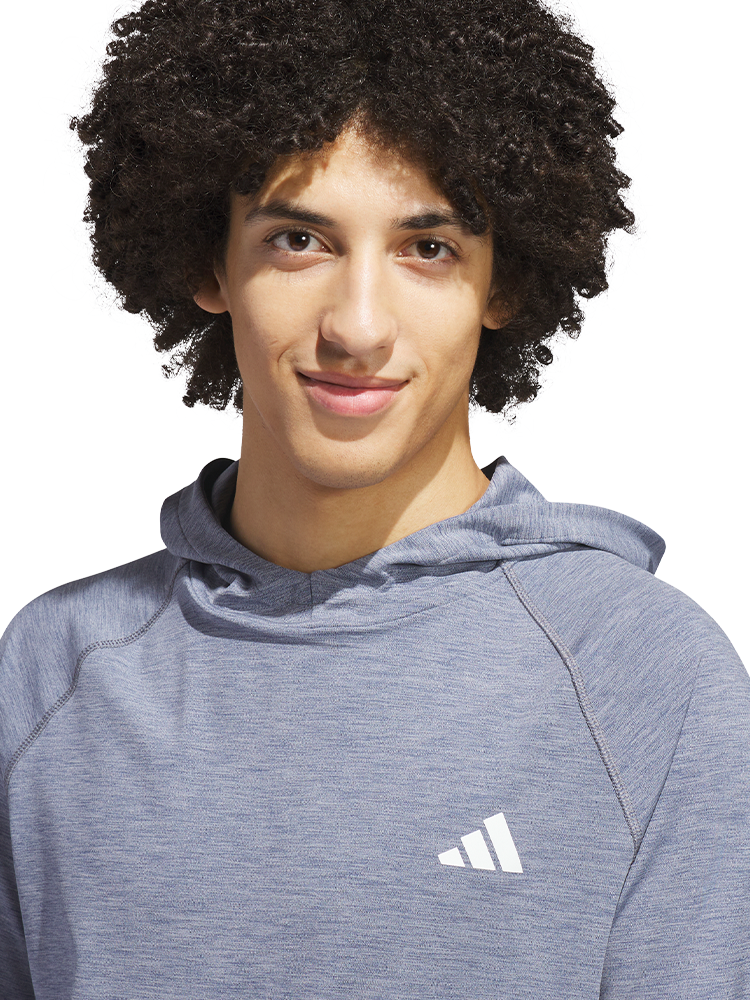 adidas Ultimate365 Heather Hoodie - Collegiate Navy Mel.