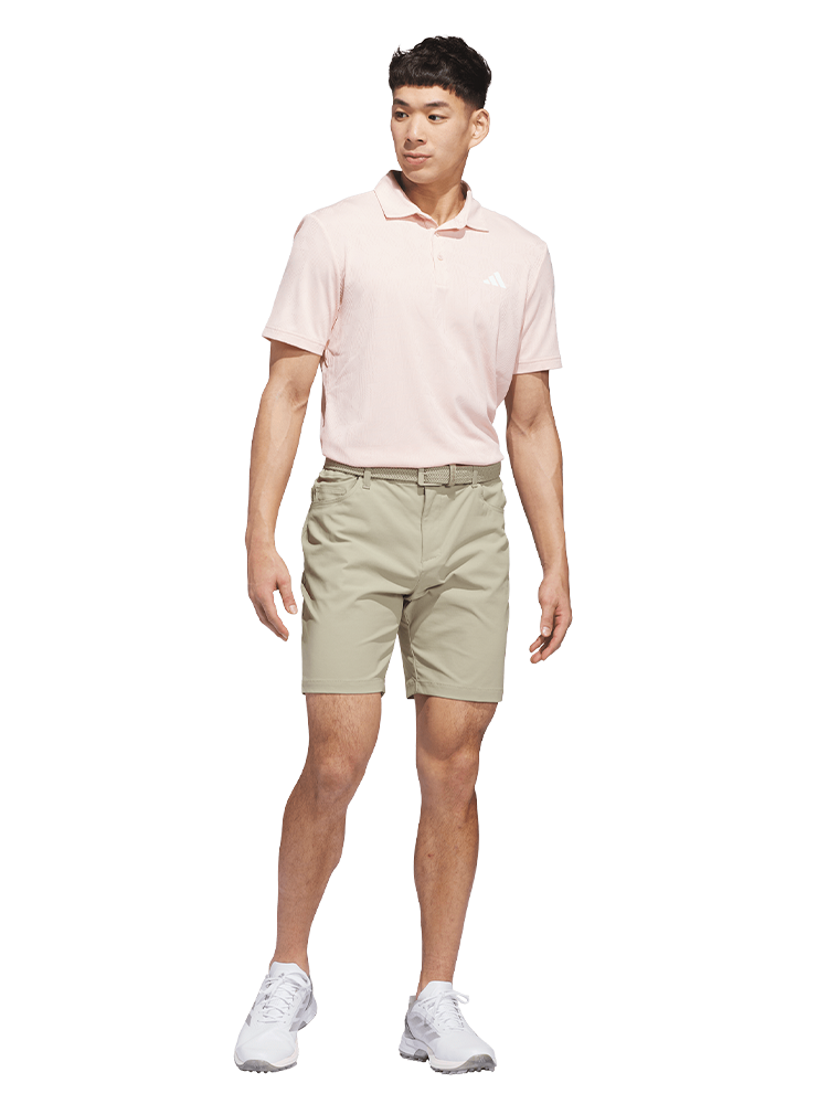 adidas Ultimate365 Jacquard Polo Shirt - Blush Pink