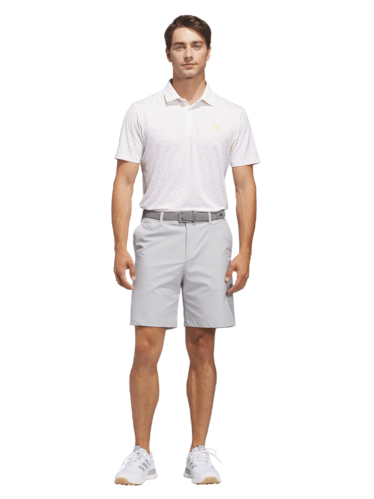adidas Ultimate365 Mesh Print Climacool Polo - Semi Ice Tangerine