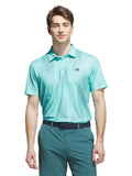 adidas Ultimate365 Mesh Radiant Print Polo Shirt - Semi Flash Aqua/Mint Tone