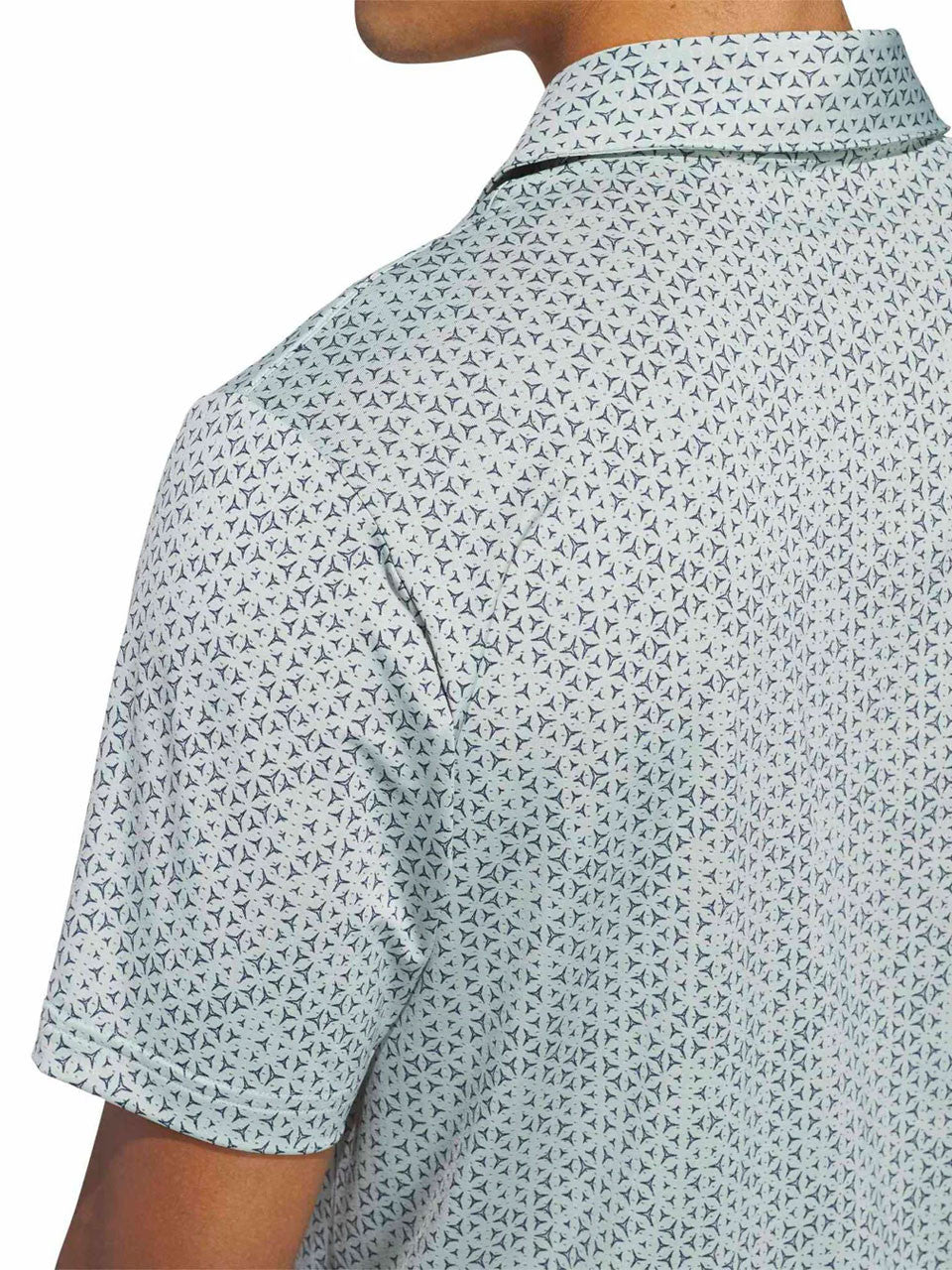 adidas Ultimate365 Mesh Tango Print Climacool Polo Shirt - Wonder Sage/Navy